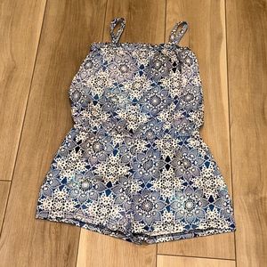 EUC TCP The Children’s Place One Piece Boho Romper Jumper Teen Tween Size 14